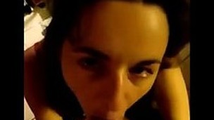 Amateur blowjob and facial Danille from 1fuckdatecom