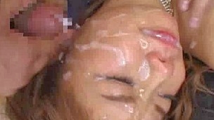 Compilation of bukkake cum facual cumshots scenes  schlong engulfing and fucking.